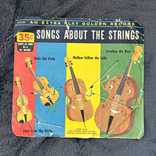 Vintage Golden Records S157 Songs About the Strings 10” Children’s Record LP picture