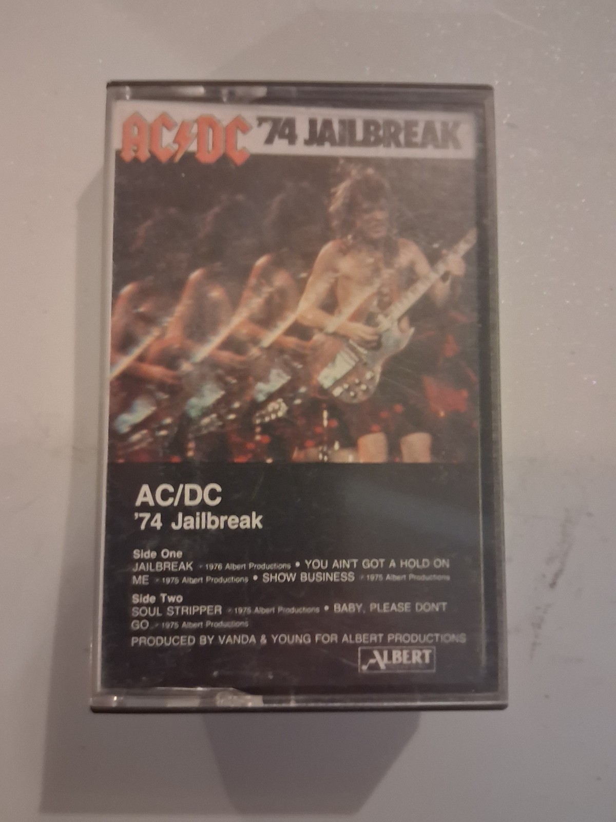 AC/DC \'74 Jailbreak Cassette EP Rock Atlantic 1984 80178-4 7 80178-4