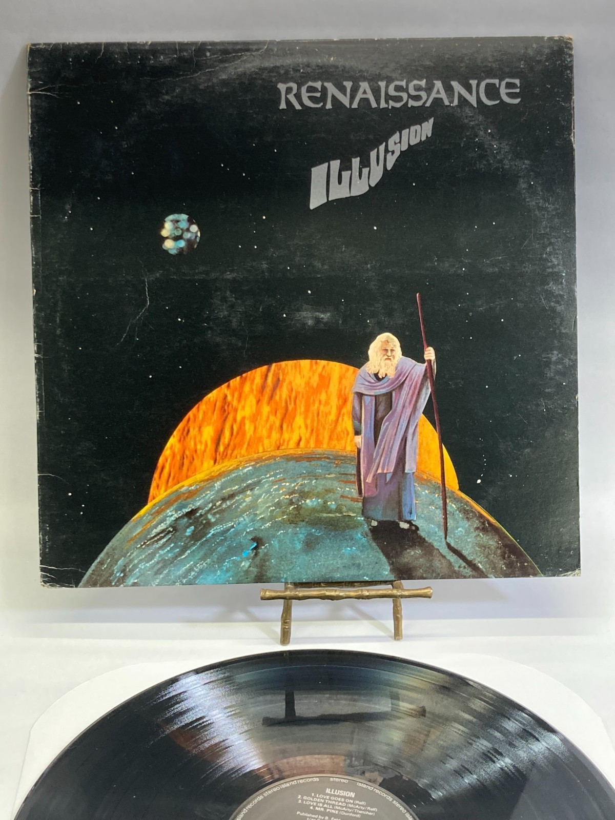 Renaissance Illusion Vintage Vinyl LP 1977 Island Record HELP-27-A