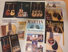 Lot Of 13 Martin Guitar Catalogs And Literature picture