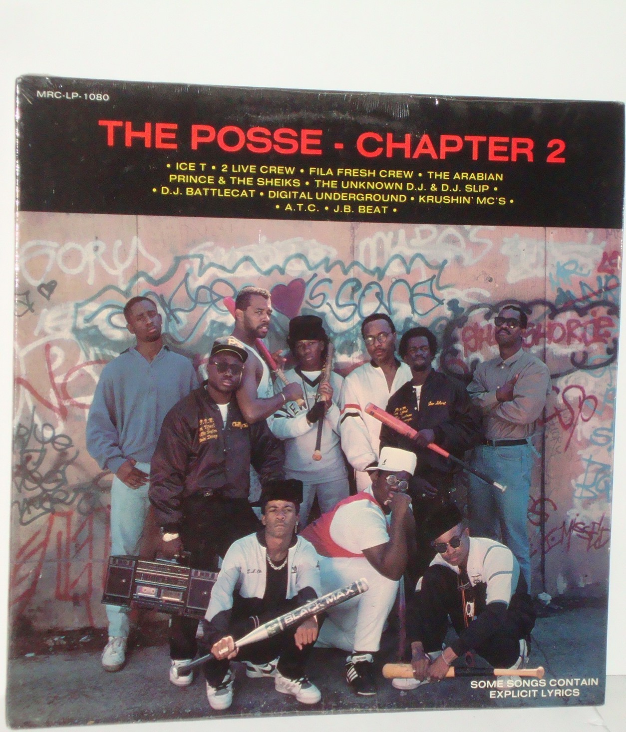The Posse Chapter 2 LP Ice T 2 Live Crew Digital Underground A.T.C J.B Beat Rap