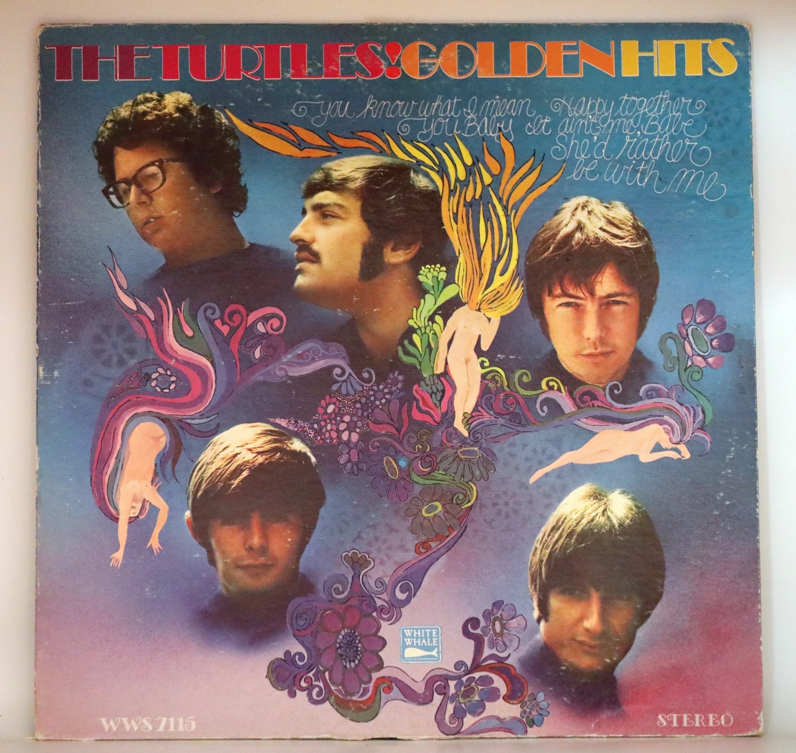 The Turtles• Turtle’s Golden Hits Vintage Vinyl 1967 White Whale Records WWS7115