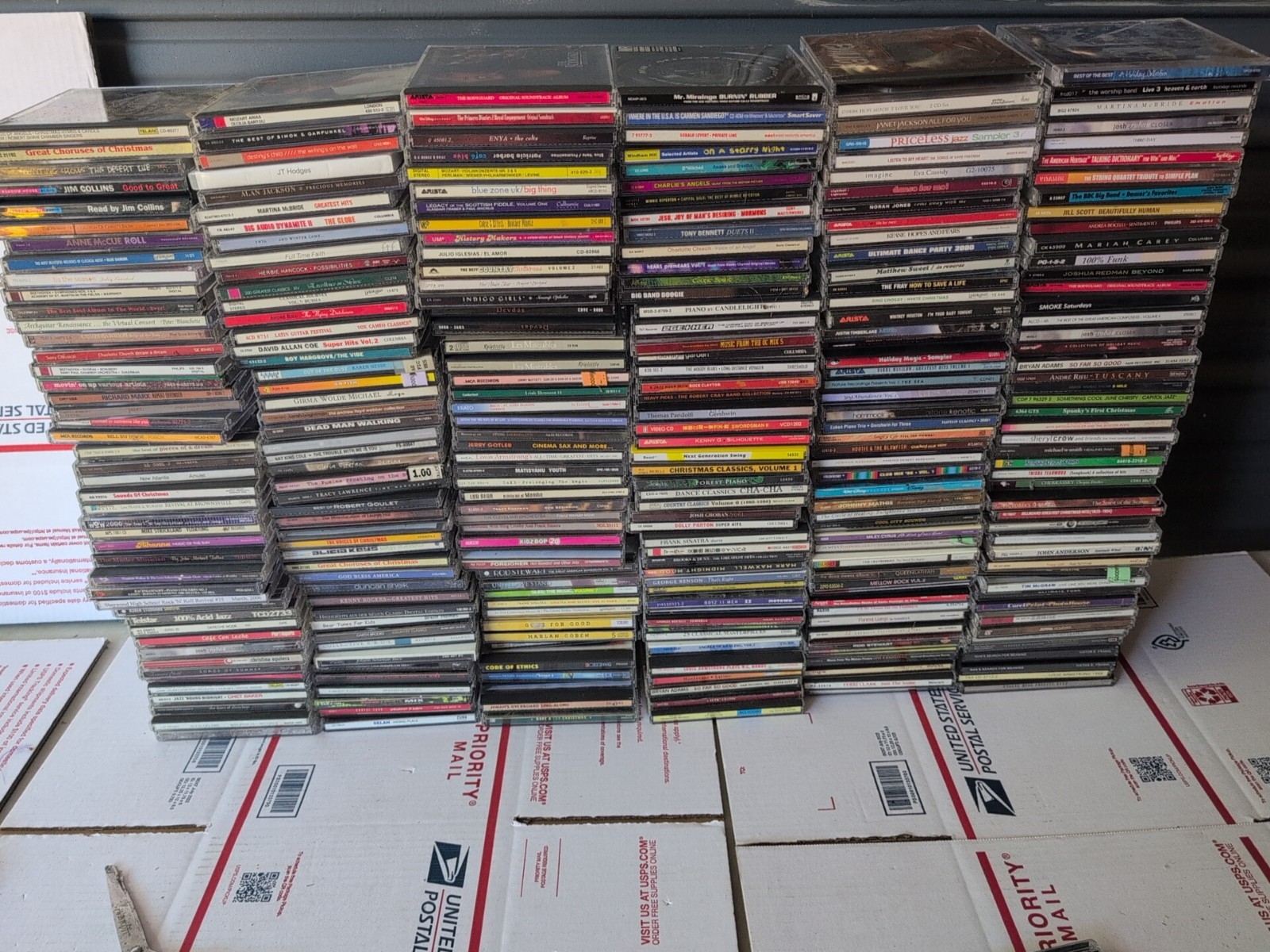 Lot Of 270 Vintage Cd Collection W/ Rock & More🔥Estate Sale CDs,See Pics T6#227