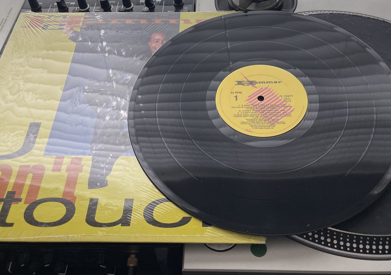 MC Hammer – U Can\'t Touch This OG 1990 Press 12\