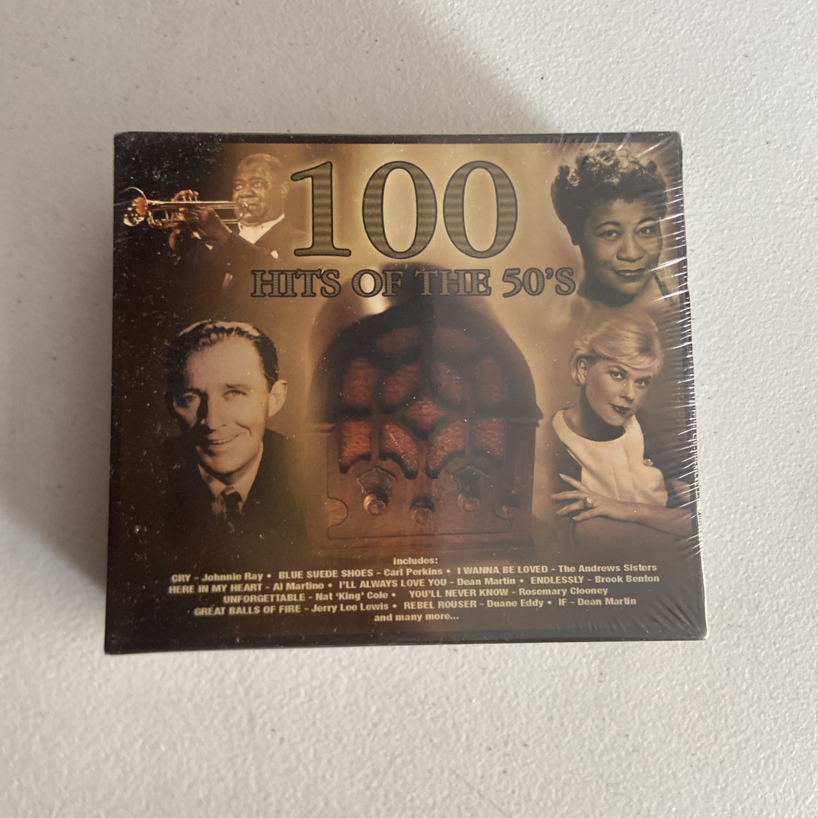 100 Hits Of The 50\'s time 4 CD Box Set, Cole, Martin, Lewis, Clooney - Brand New