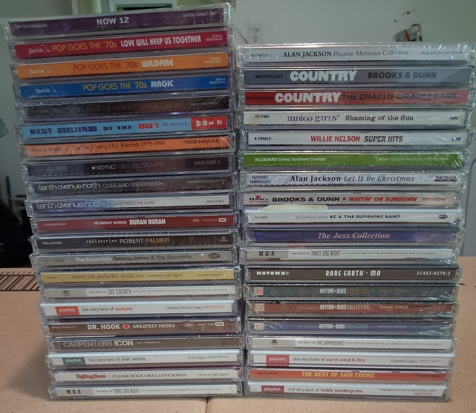 Lot of  40  Brand New Cds, Different Genres 
