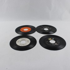 Lot of 4 Vintage 45 RPM Records Assorted Artists Johnny Horton Tito Rodriguez picture