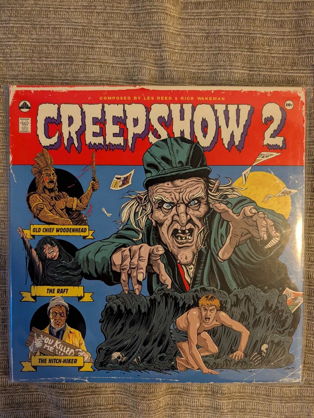 Creepshow 2 Horror Soundtrack 2xLP Waxwork Records, Raft Variant Vinyl