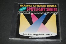 70s & 80s Country Vol 4 CDG Karaoke Spotlight Series Sound Choice picture
