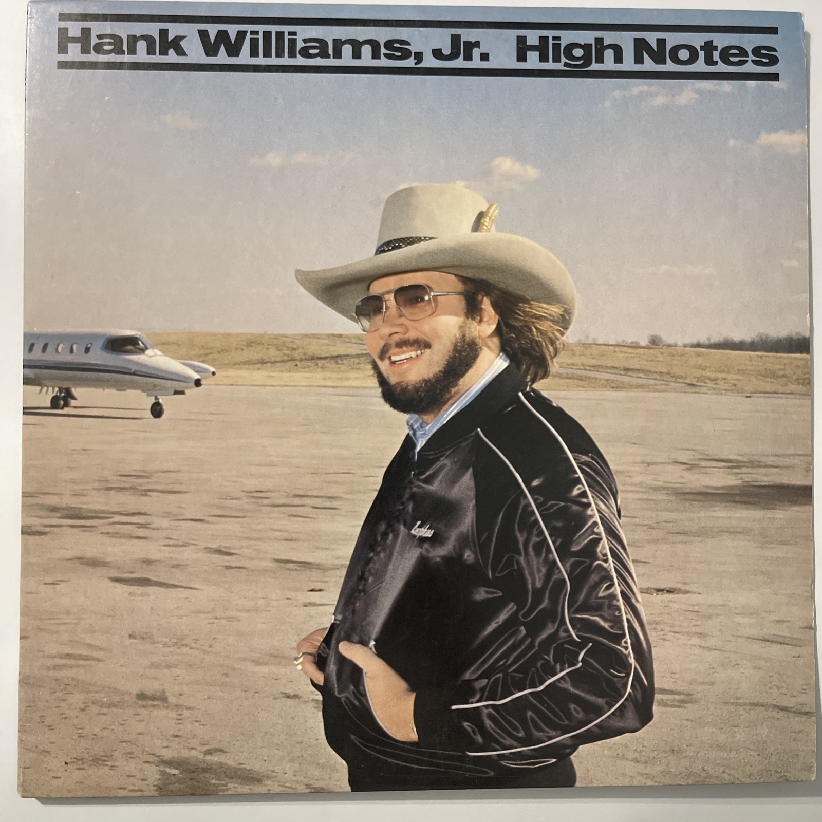 Hank Williams, Jr / High Notes. Vintage 1982 Vinyl LP. E1-60100, SP Pressing-EX