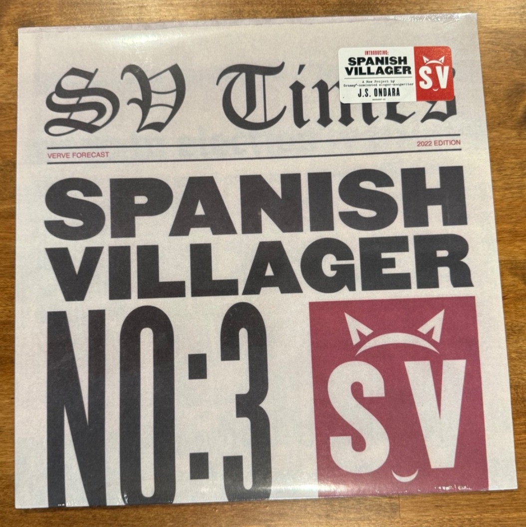 J.S. Ondara Spanish Villager No. 3 Vinyl LP 2022 Verve NEW SEALED Hype Sticker