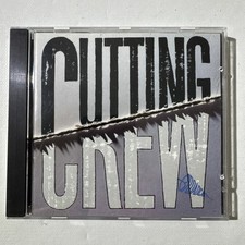 Promo Cutting Crew Broadcast CD 1987 Virgin Records Promo Hole Punch Near Mint picture