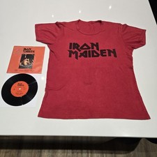 Iron Maiden Soundhouse Tapes Steve Harris Signature And Ruskin Arms Shirt . picture