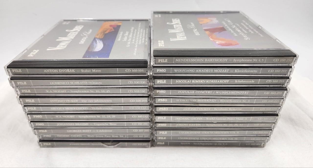 Lot Of 21 Vienna Master Series Digital Classic PILZ Classical Music CDs
