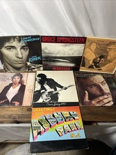 Bruce Springsteen Vinyl Lip Record Lot Of 7 picture