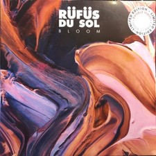 RUFUS DU SOL - Bloom (PINK/WHITE Vinyl 2LP) 2022 SWEATSV015 NEW / SEALED picture