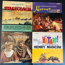 Vintage assorted Film Soundtracks - Lot 4 vintage stage & Screen lps  (A-18) picture