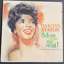 Dakota Staton~More Than The Most~With Printed Inner Sleeve~Sid Feller~FAST SHIP picture