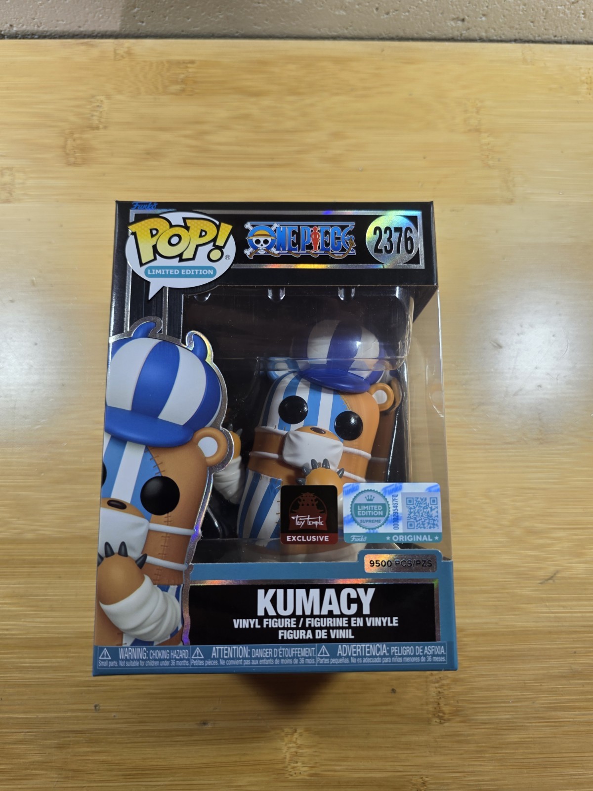 Funko POP #2376 Kumacy  One Piece Toy Temple LE 9500 + Protector 