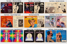 Vintage Vinyl Record Lot 9 LPs Sinatra Tom Jones Rod Stewart Lionel Richie Motow picture