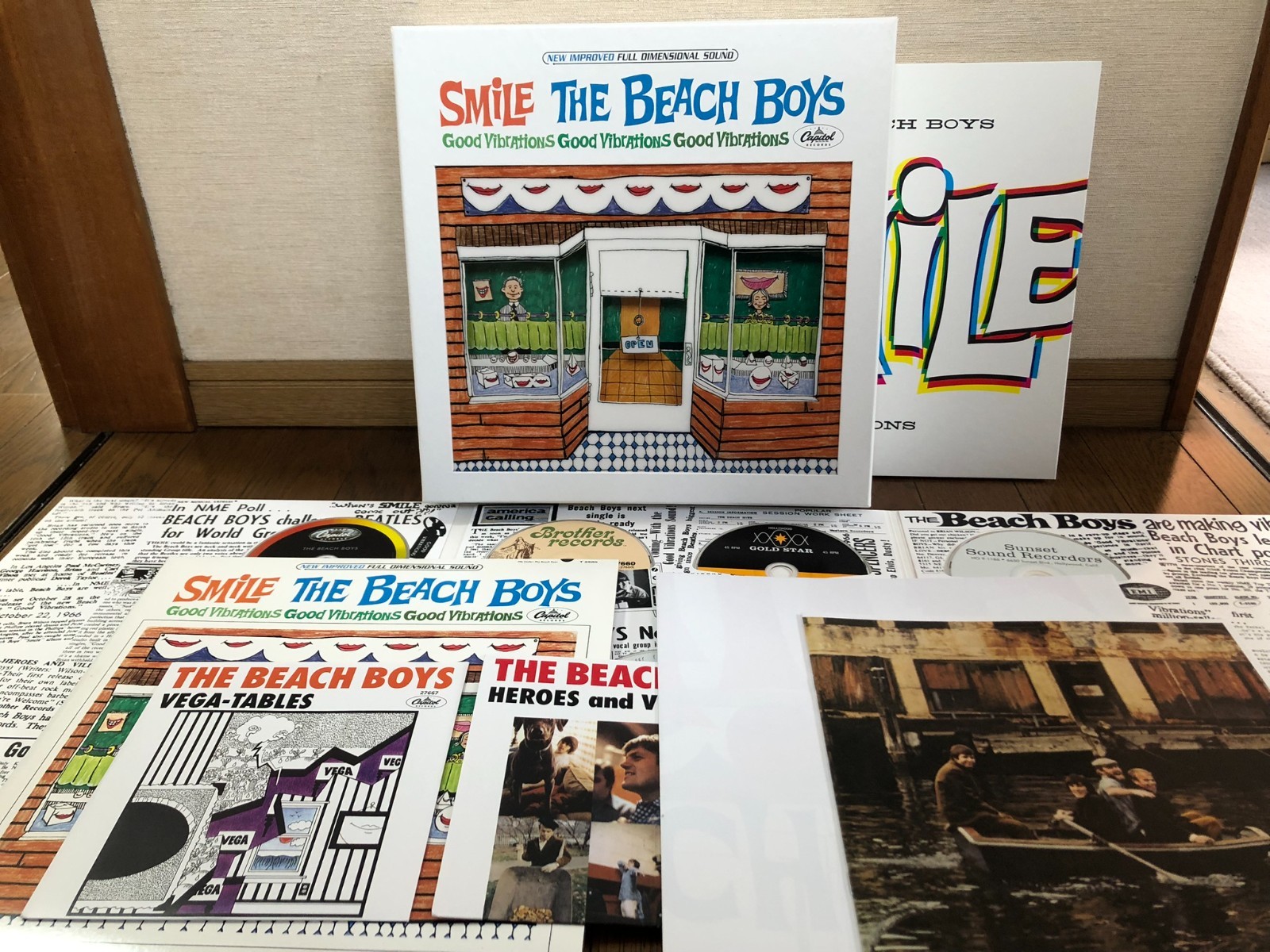 The Beach Boys - The Smile Sessions Box set 180g 2LP 2EP 5HDCD Poster