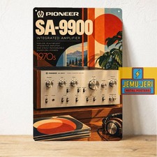 Pioneer SA-9900 Integrated Amplifier Metal Poster  Sign - Size:20x30cm picture