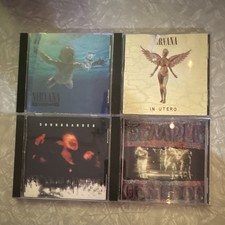 Nirvana Nevermind & In Utero, Soundgarden Superunknown, Temple of the Dog CDs picture