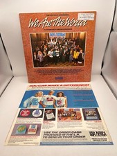 We Are The World: USA for Africa/The Album LP 40043 w/Merch Insert Vinyl EX+/NM picture