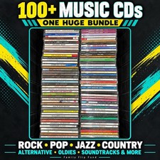 116 Music CD Lot Mixed Genres Rock Pop Country Alternative Soundtracks Bulk picture