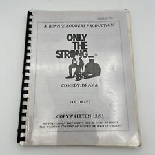 VINTAGE RUDY RAY MOORE ONLY THE STRONG COMEDY DRAMA 6TH DRAFT DOLEMITE SCRIPT picture