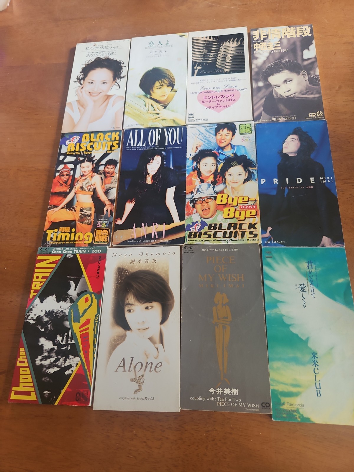 Vintage lot of 12 Japanese 8cm 3” Mini CD Singles 