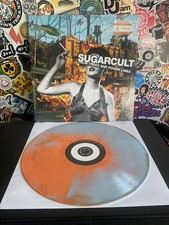 SUGARCULT Palm Trees And Power Lines VG++ TANGERINE/BABAY BLUE VINYL W/HYPE/300 picture