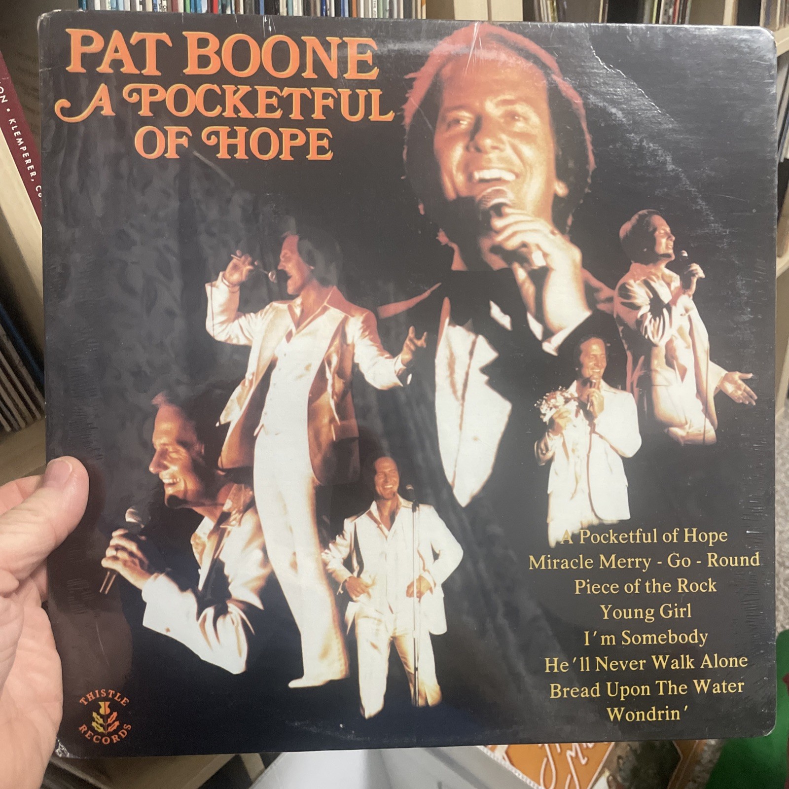 Pat Boone NEW Sealed Gospel LP  A Pocketful of Hope 1982 Thistle Records