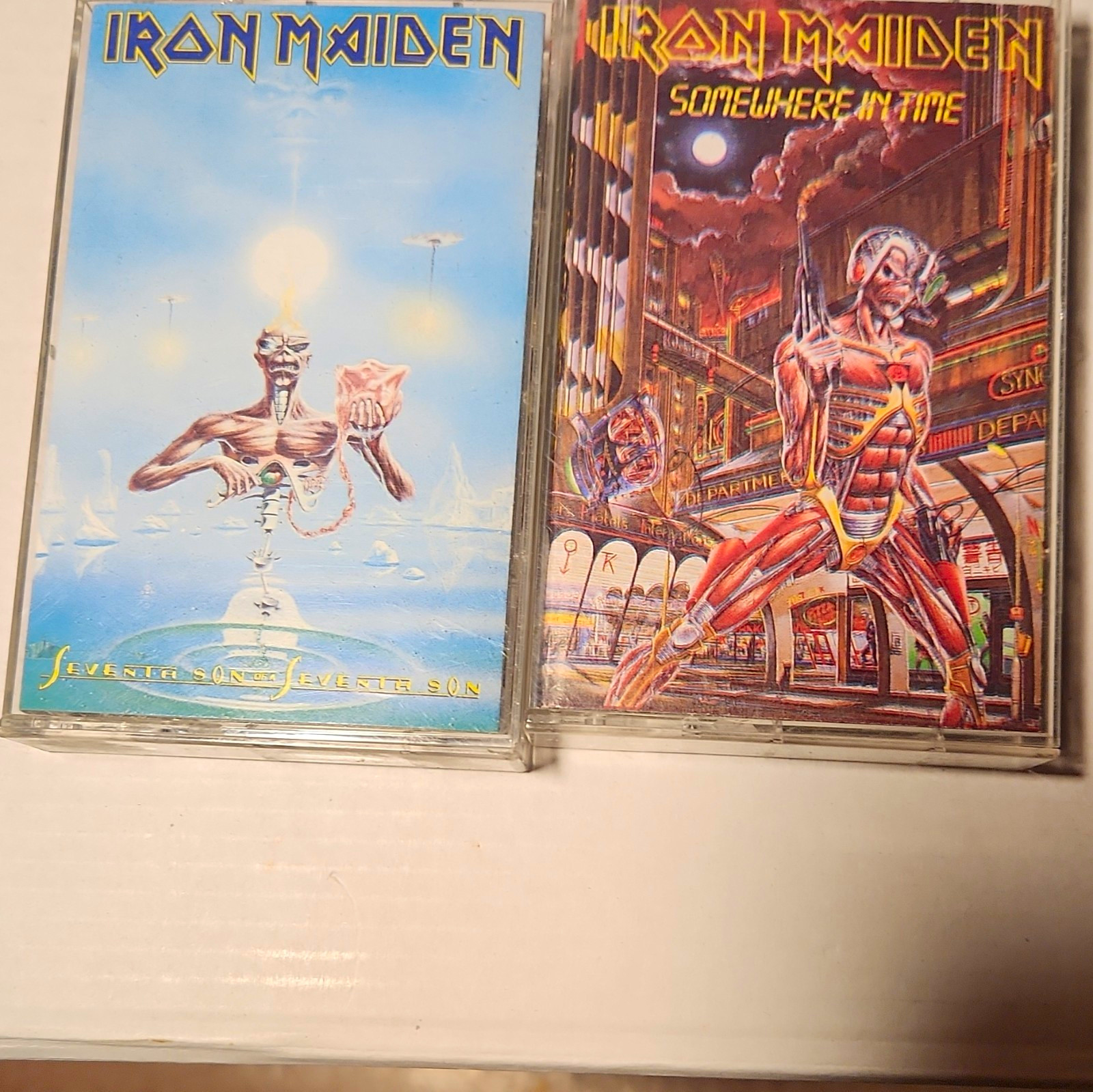 Iron Maiden - Somewhere in Time Cassette Album Capitol 1986 4XJ 12524