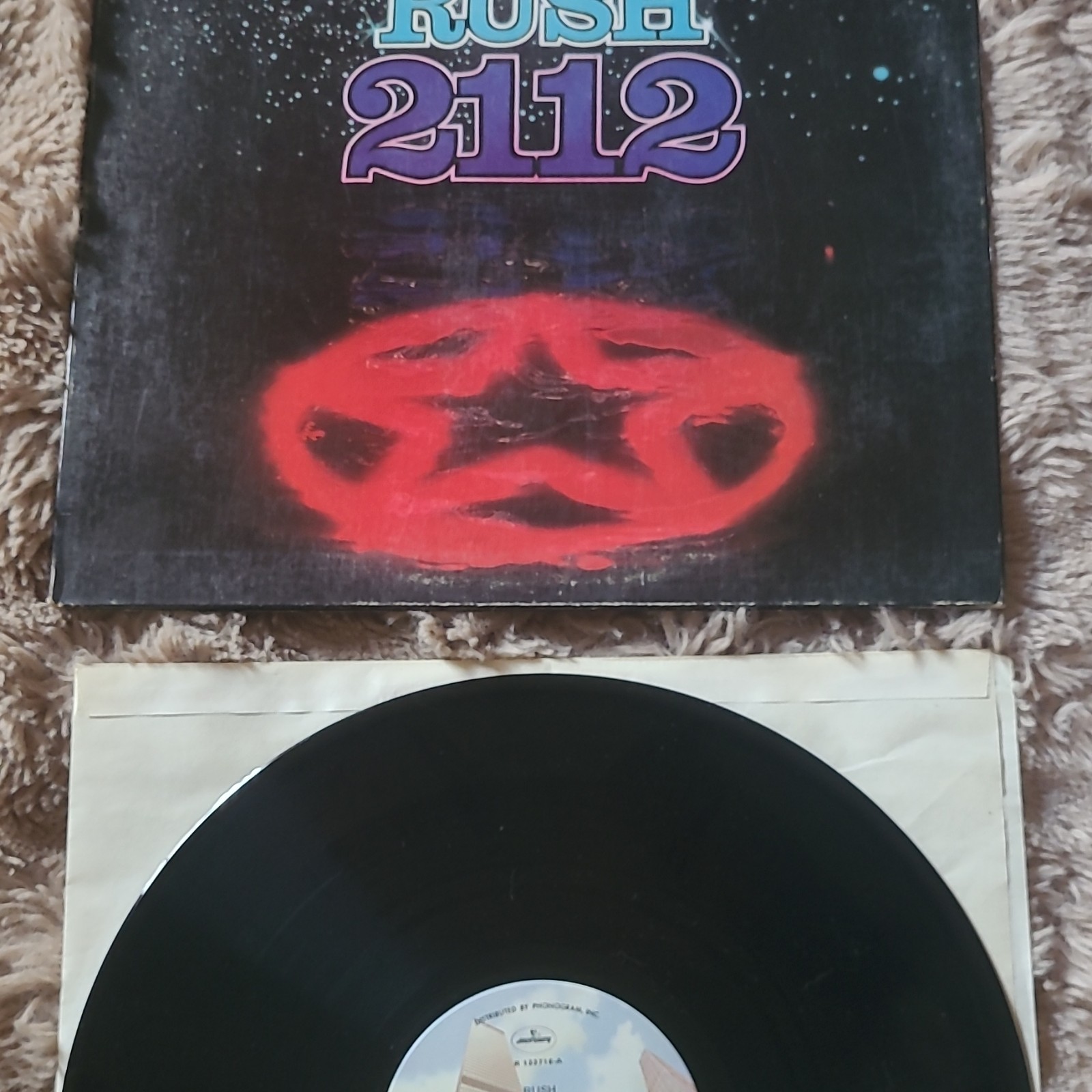 rush 2112 mercury 1976 lp 12