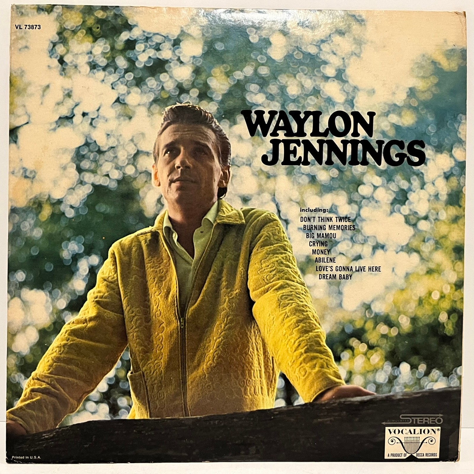 WAYLON JENNINGS - Self Titled (1973) - 12