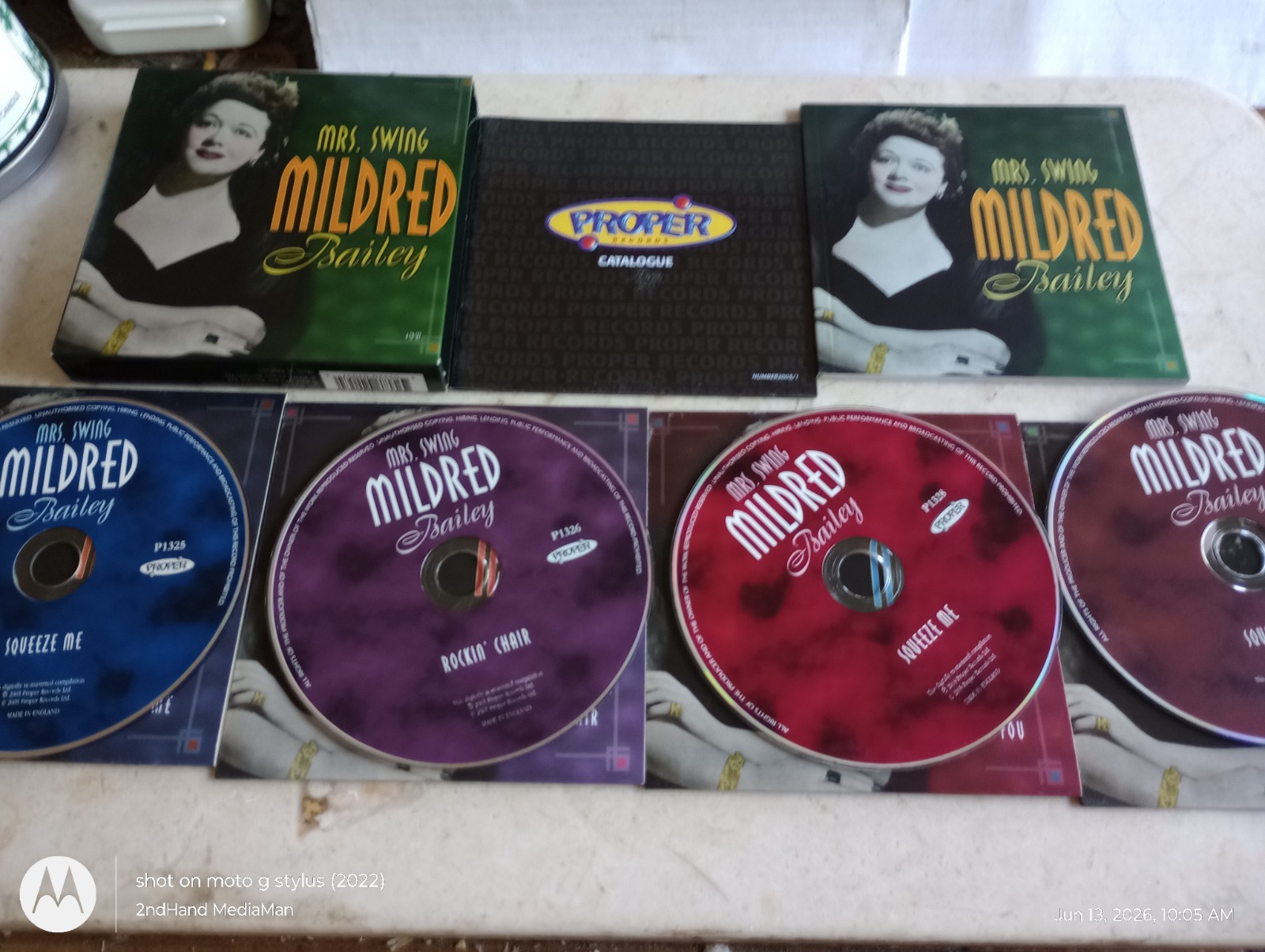 MRS SWING MILDRED BAILEY 4 DISC CD SET