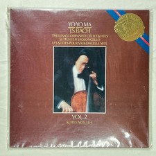 YO-YO MA Bach: Unaccompanied Cello Suites Vol.2 1983 Vinyl LP CBS IM 39508 MINT picture