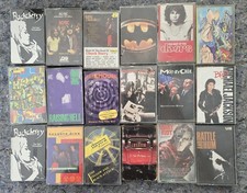 Vintage Cassette Tape Lot 80s 90s Rock Metal AC/DC Doors Motley Crue Michael Jac picture