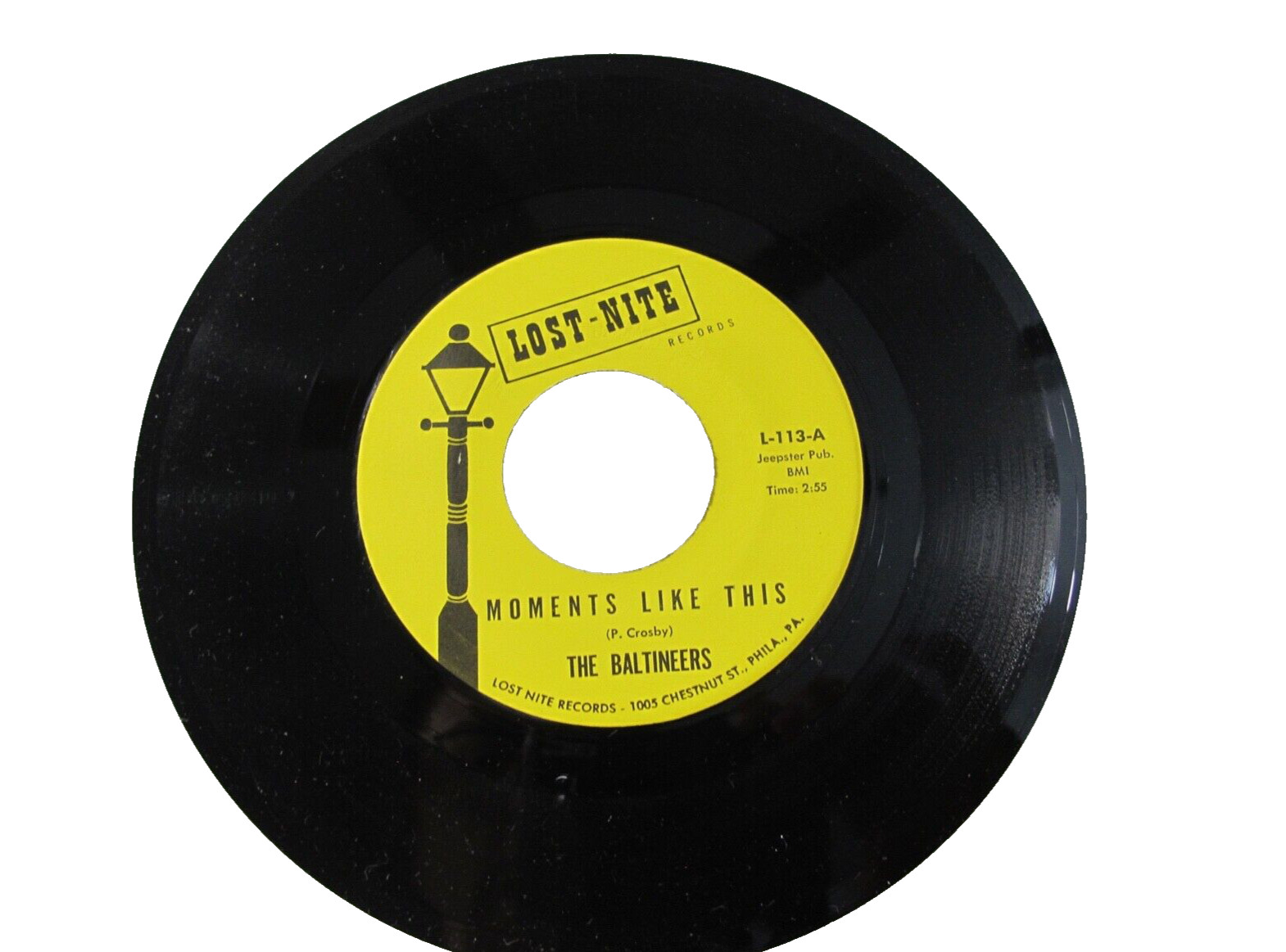 45 RECORD - THE BALTINEERS - MOMENTS LIKE THIS