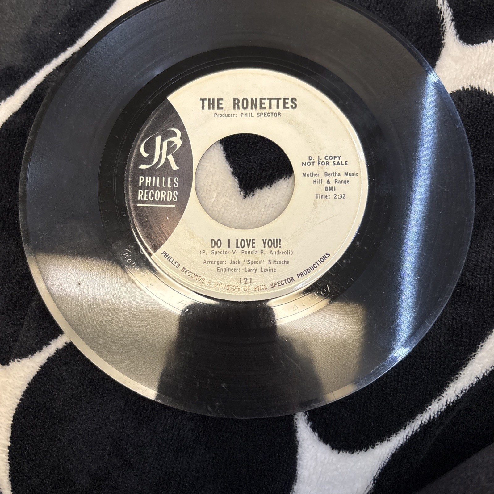 Rare The Ronettes – Be My Baby DJ PROMO 45 Philles 121 (1977)