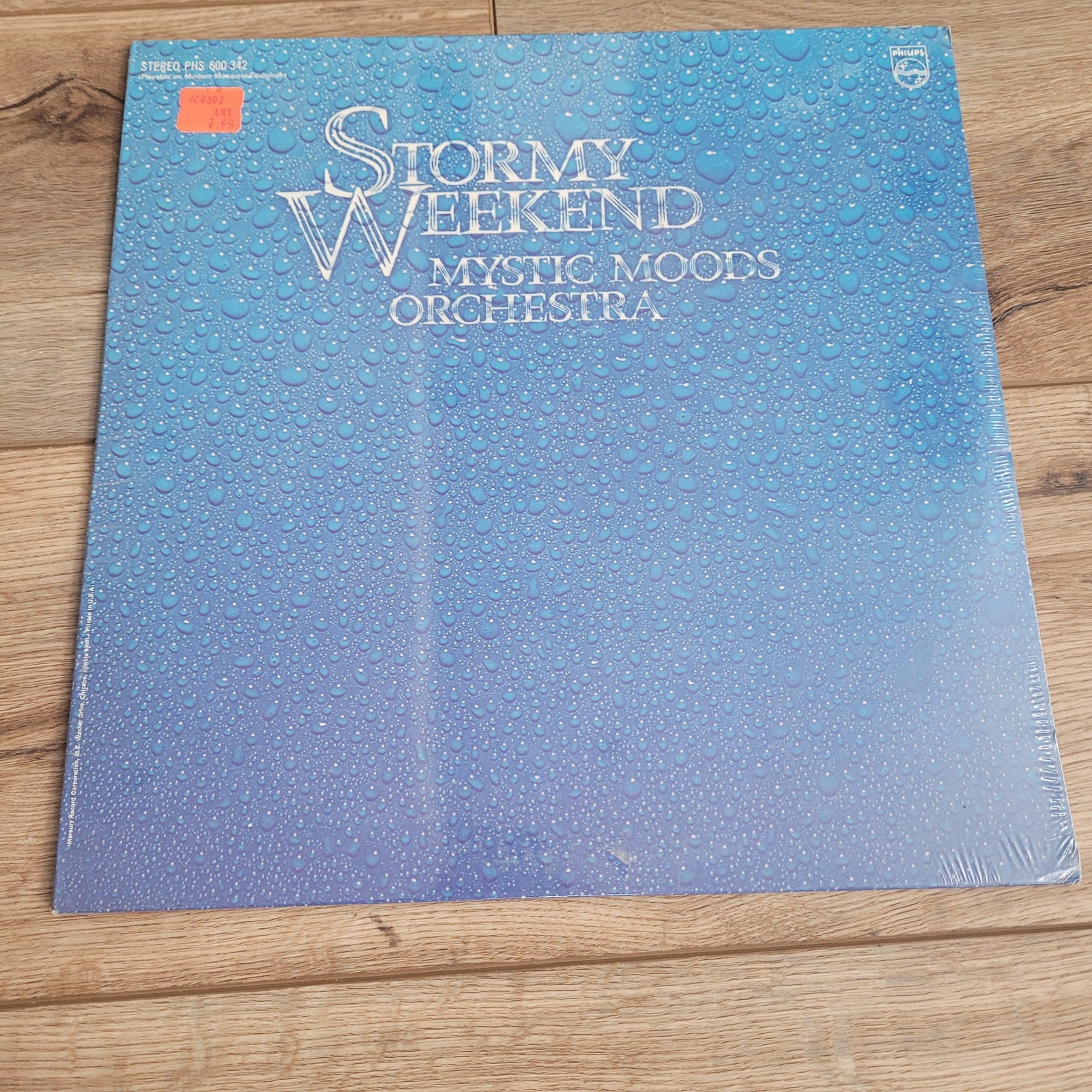 Sealed 1972 Mystic Moods Orchestra Lp Stormy Weekend On Philips Vinyl Record