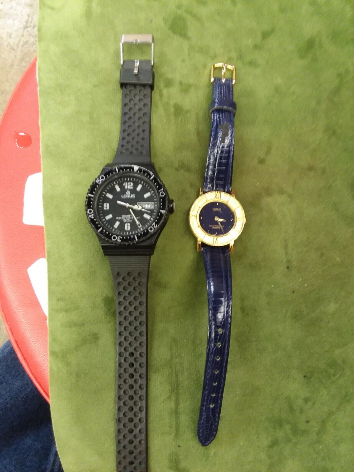 Two Lorus Watches New Battery Runs Real Good New No Box Or Papers