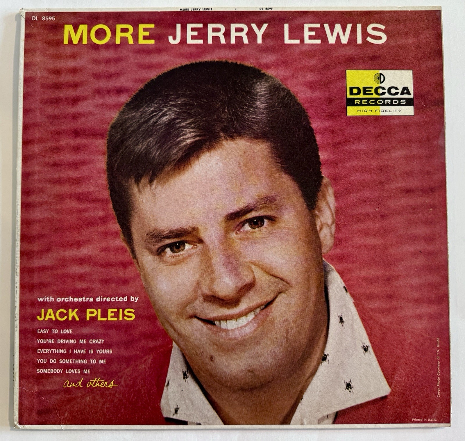 More Jerry Lewis Vinyl LP NM 1957 1st U.S Pressing Classic Comedian Pop Vocal