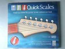 Quick Scales CD-ROM 2004 Guitar Scale Reference Tool Win Mac Sli-Fi Media picture