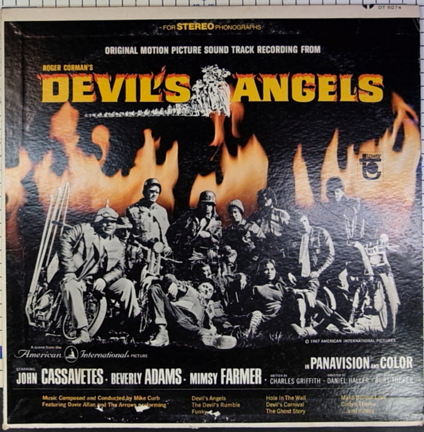Devil's Angels Original Soundtrack LP 1967 Davie Allan Arrows Tower Vinyl Record