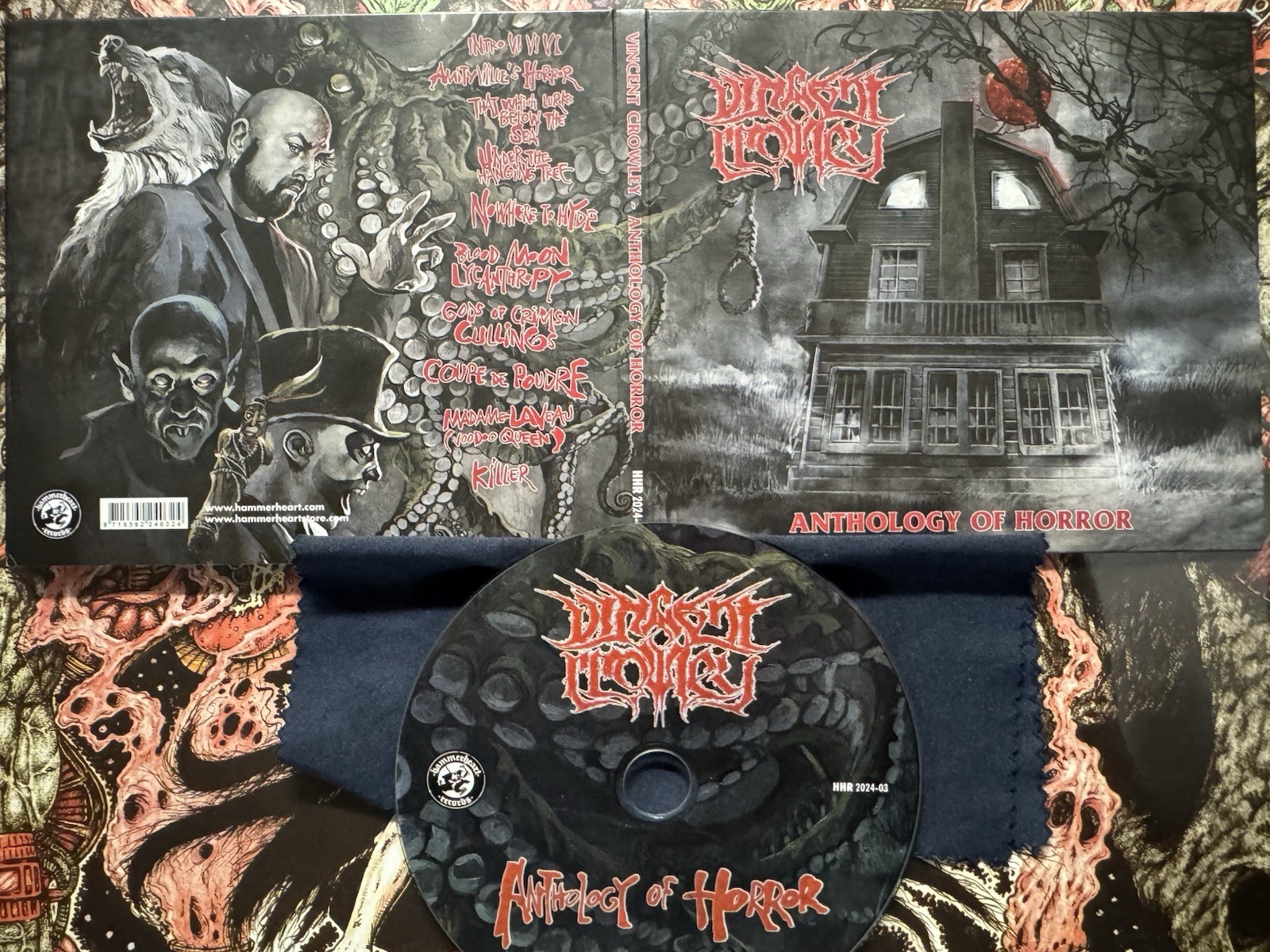 Anthology of Horror by Crowley, Vincent (CD, 2024)