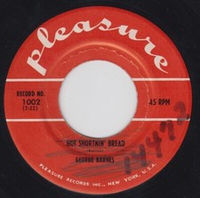 Jazz Exotica 45~George Barnes~Hot Shortnin' Bread~Pleasure 1002~VG++/NM picture