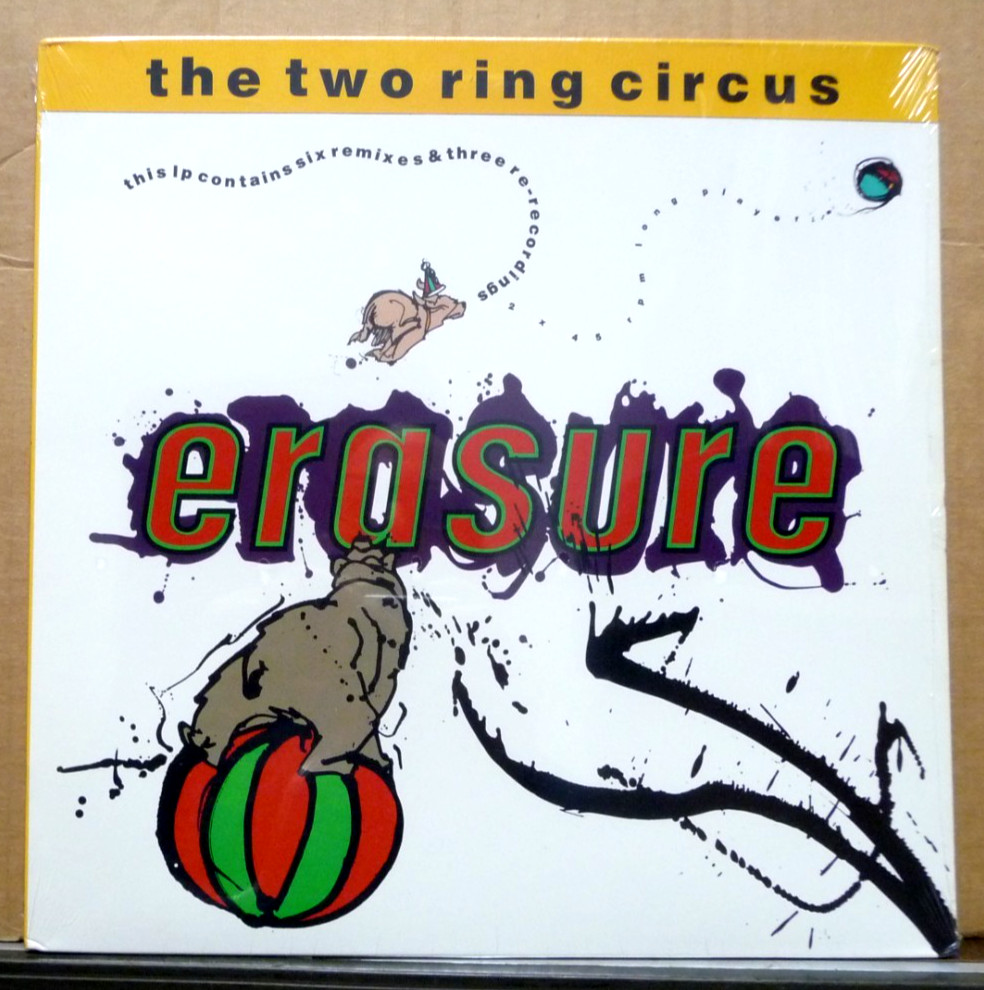 ERASURE The Two Ring Circus ORIGINAL 1987 SIRE 2-LP STILL SEALED