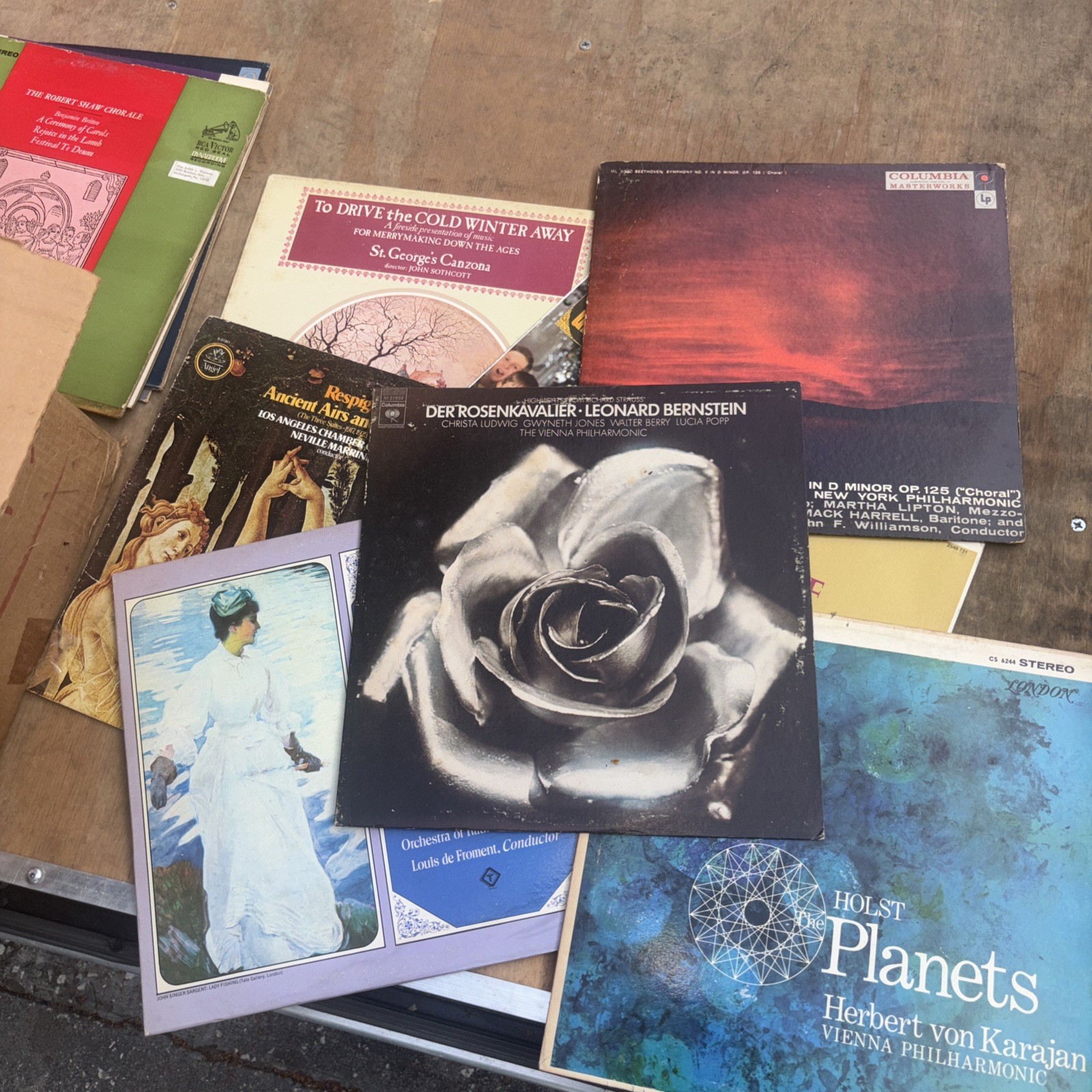 Collector’s Lot  of 20 Vintage Vinyl Records Classical/Folk  1950s-70s HTF